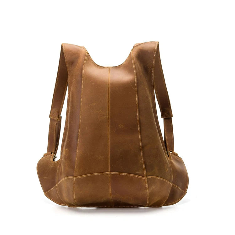 Anti-Theft Leather Shoulder Backpack For Women