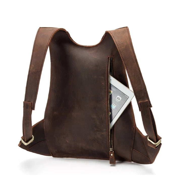 Anti-Theft Leather Shoulder Backpack For Women