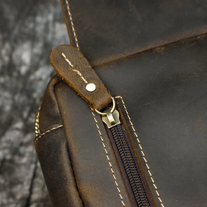 High Quality Genuine Leather Shoulder Bag For Men