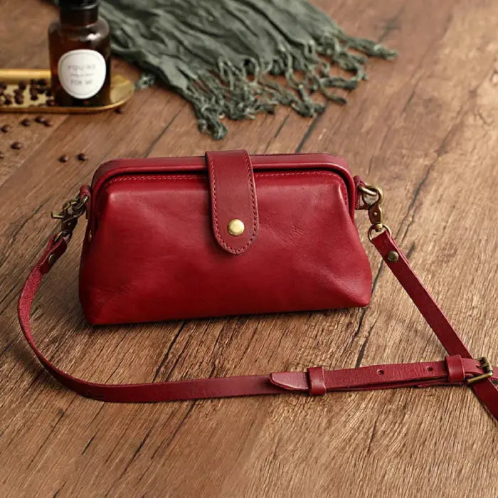 Handmade Genuine Leather Shoulder / crossbody Bag for women